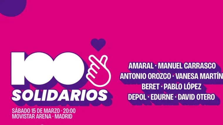 Concierto CADENA 100: SOLIDARIOS