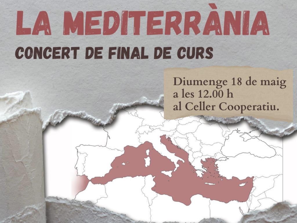 "La Mediterrània". Concert de final de curs de l'EMTSC