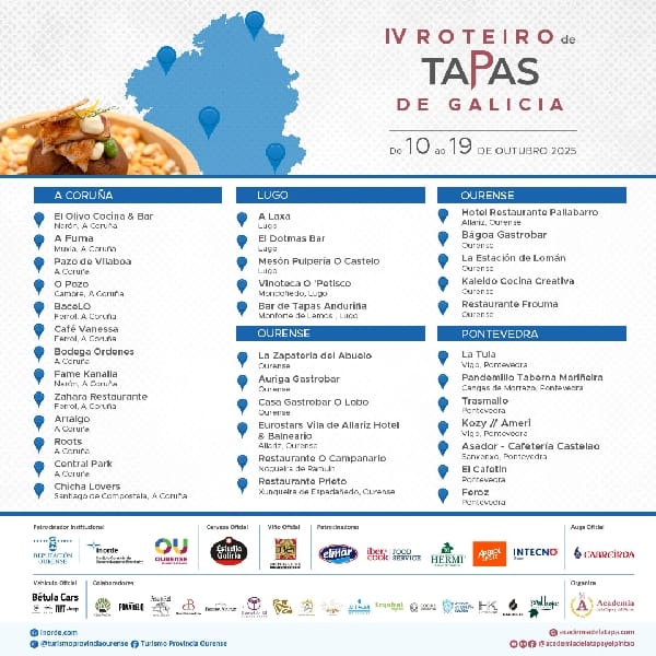 IV Ruta de Tapas y Pinchos de Galicia