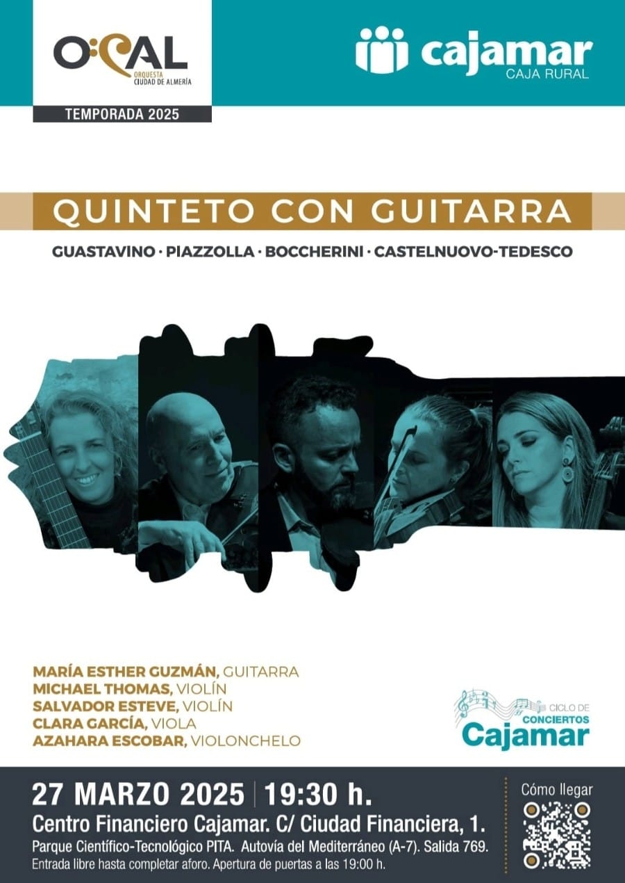 CONCIERTO OCAL QUINTETO CON GUITARRA