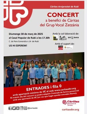 Concierto solidario a favor de Cáritas Arciprestal