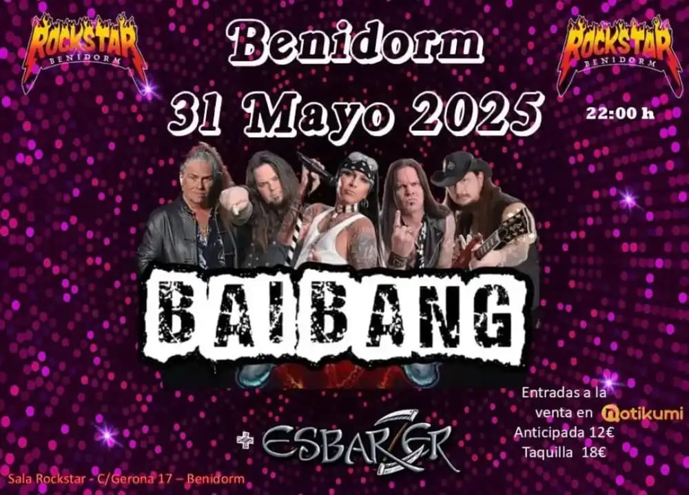 Bai Bang + Esbarzer en Benidorm