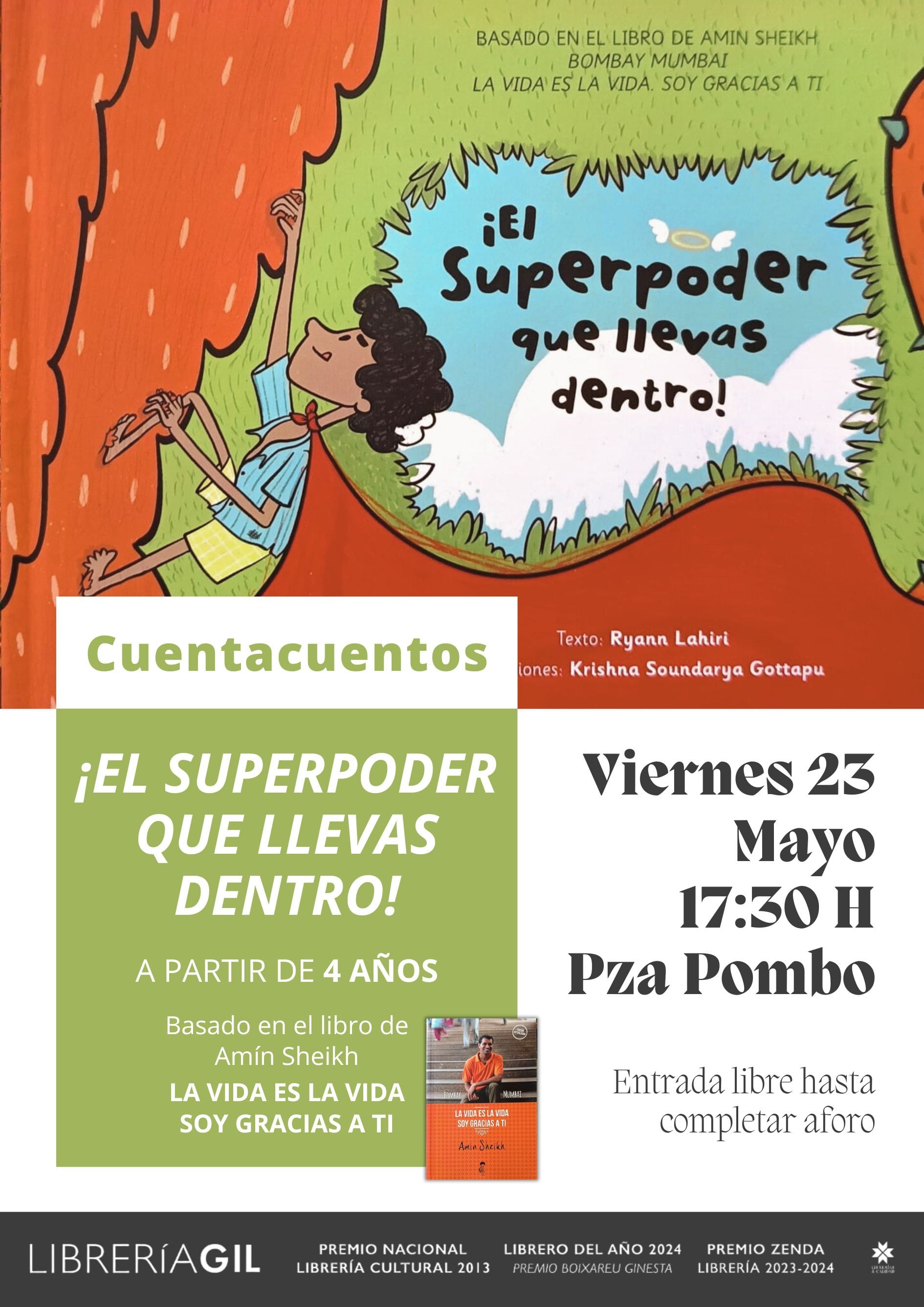 Cuentacuentos de "¡El superpoder que llevas dentro!"