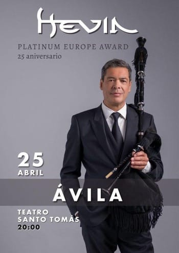 Hevia: concierto 25 aniversario Platinum Europe Award