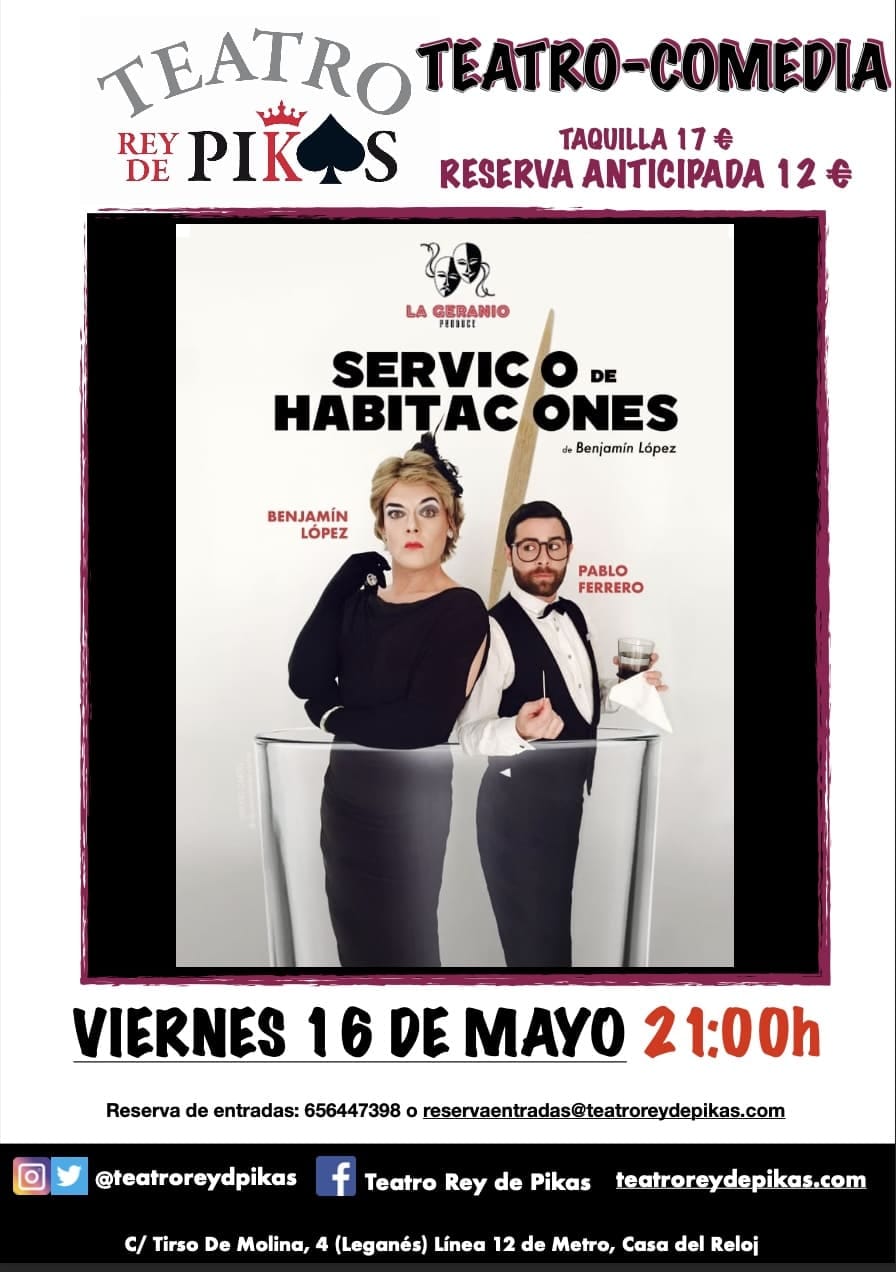 SERVICIO DE HABITACIONES Comedia teatral