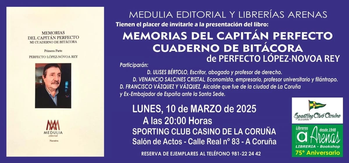Presentación del libro "Memorias del capitán perfecto"