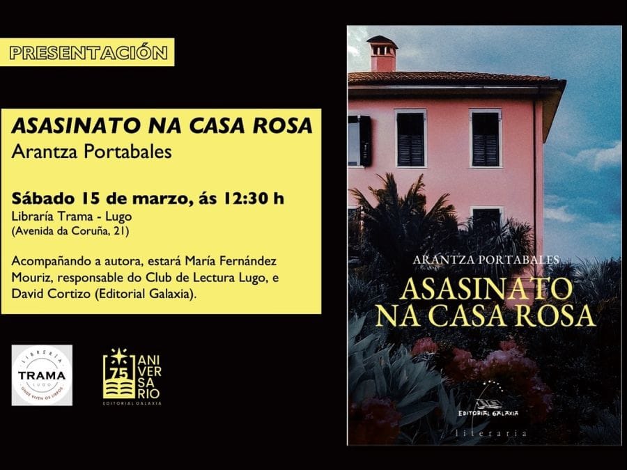 Presentación de ‘Asasinato na casa rosa’