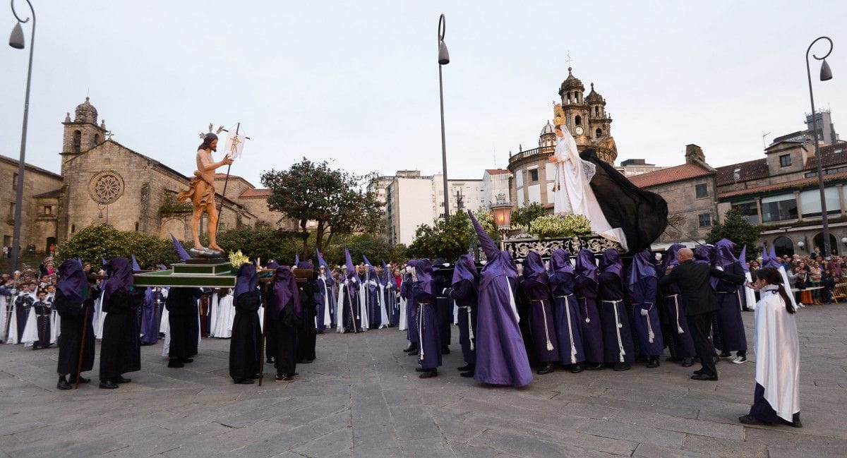 Procesión del Encuentro de Jesús Resucitado con su madre la Virgen María