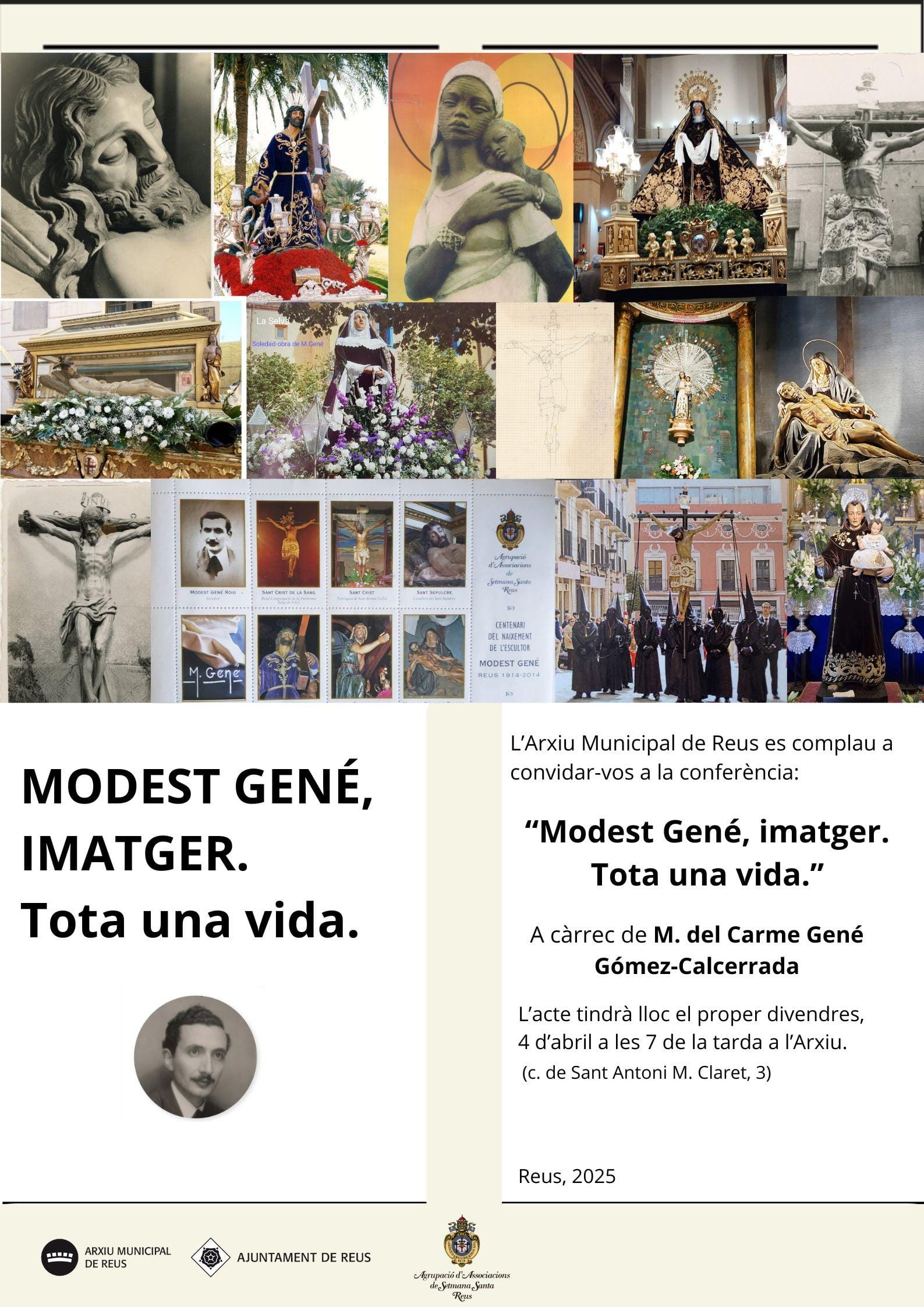 Conferencia: Modesto Gené, imaginero. Toda una vida