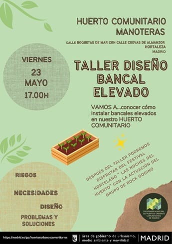 Taller de diseño de bancal elevado