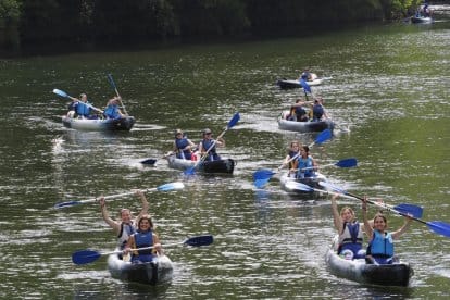 Descenso del Sella en canoa