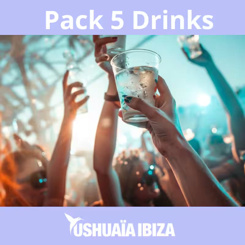 Pack 5 drinks at Ushuaïa Ibiza
