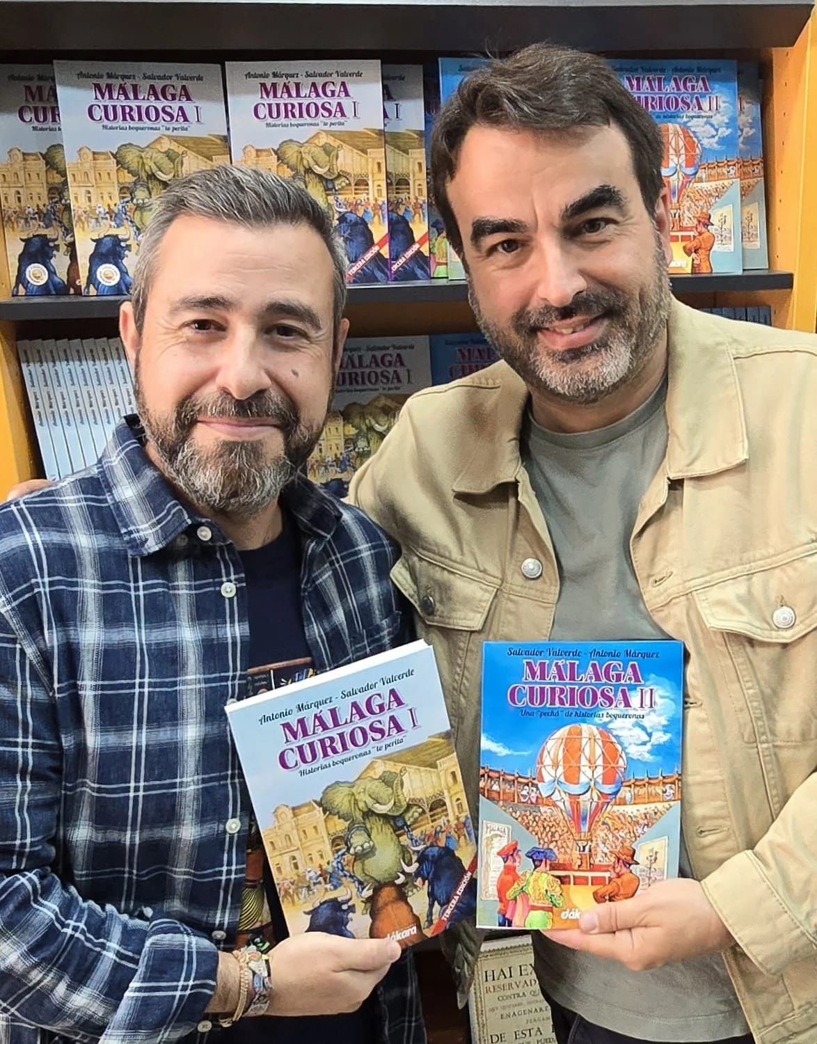 Firma de libros 'Málaga Curiosa II'