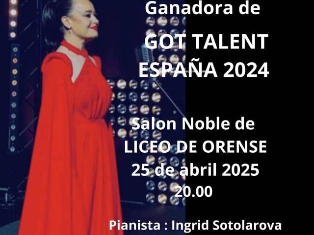 Recital de canto y piano