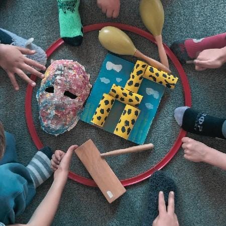 Exposición del alumnado del taller infantil