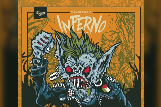 Concierto X Aniversario Inferno Rock Bar: Segismundo Toxicómano, Moscow Death Brigade y Demenzia Sozial