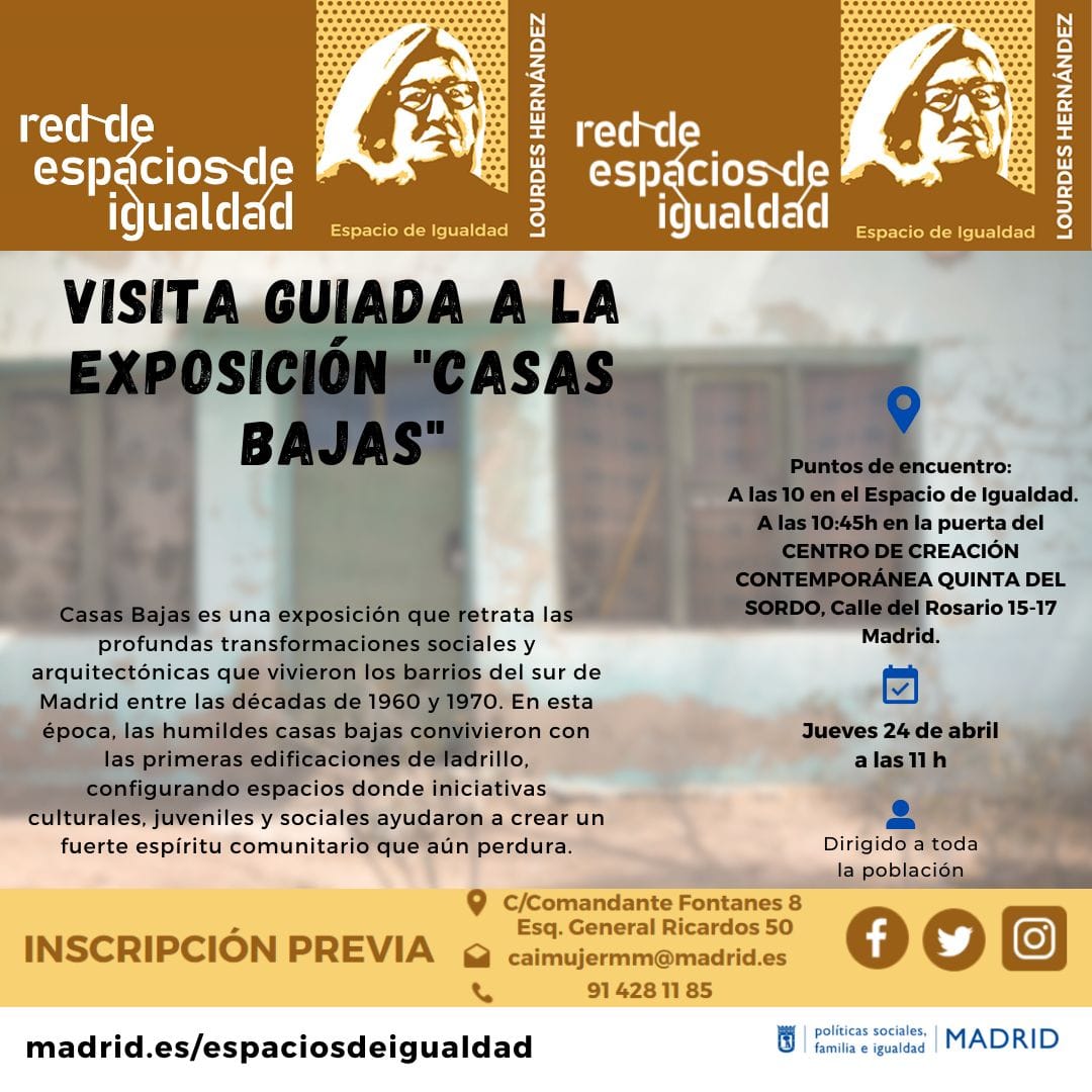 Visita a la exposición 'Casas Bajas'