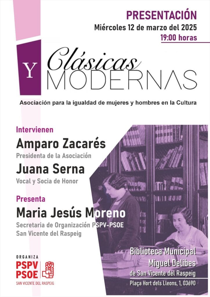 Charla ‘Clásicas y Modernas’