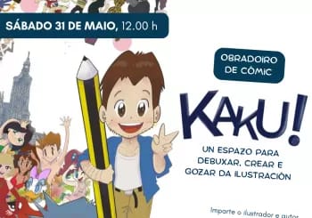 Obradoiro de cómic: Kaku! Xunto a Pablo Carreiro