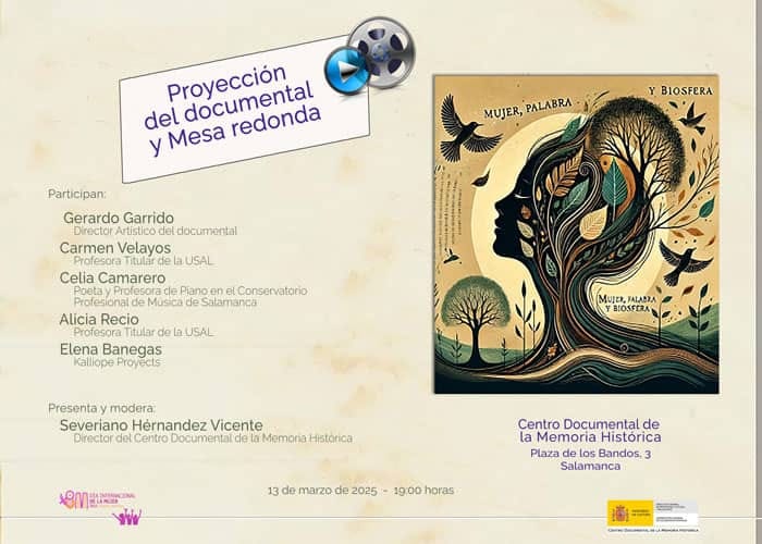 Documental «Mujer, palabra y biosfera»