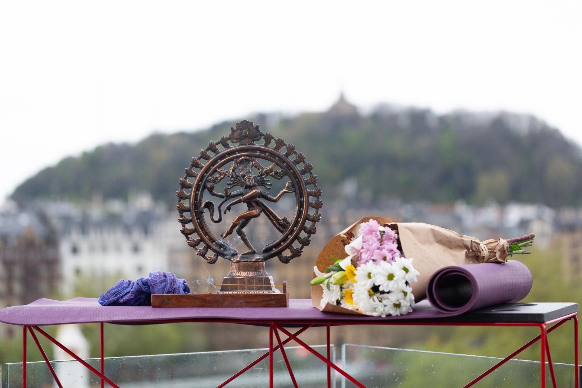 Sesión de yoga y brunch