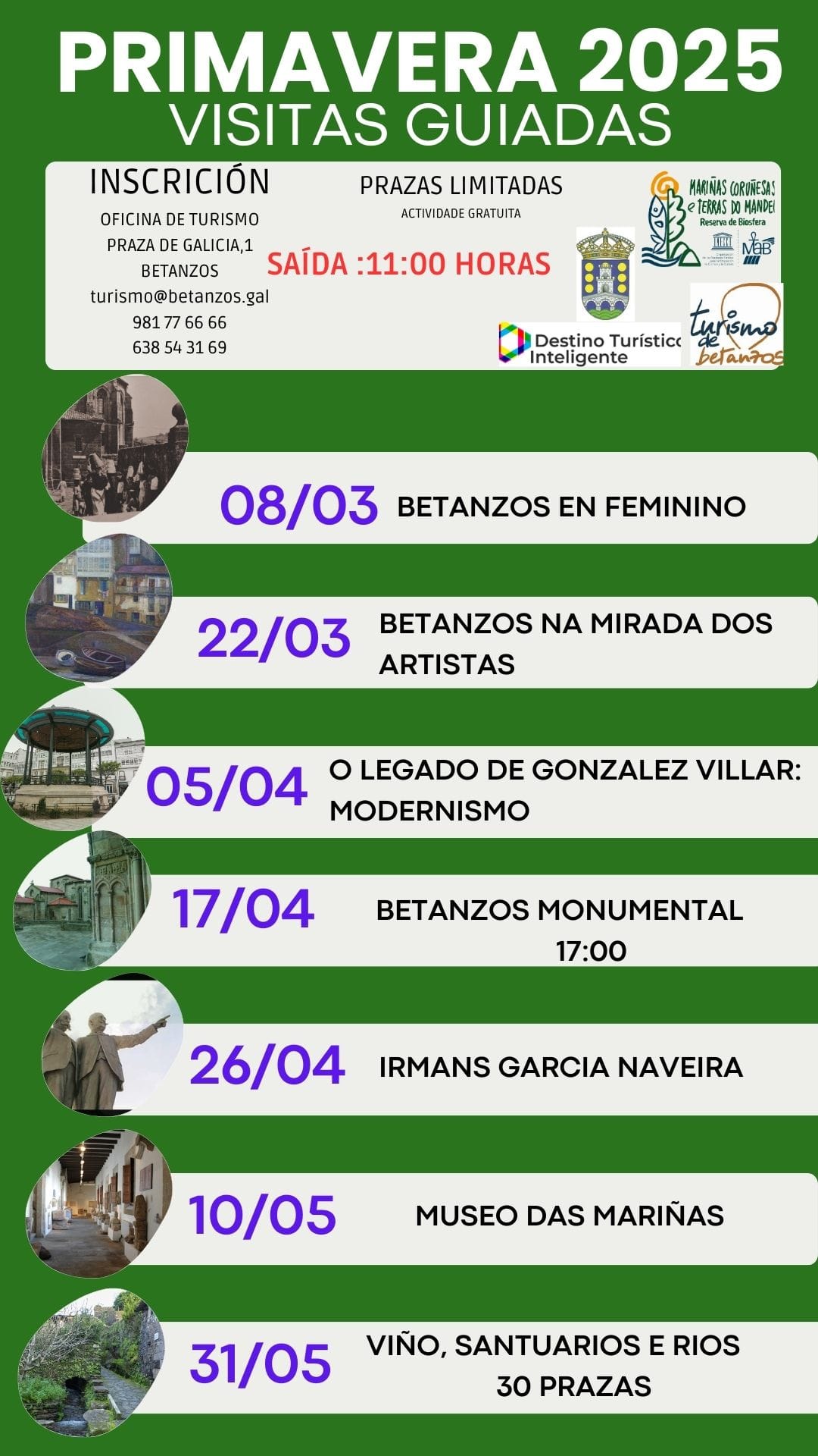 Visita guiada “Betanzos en feminino”