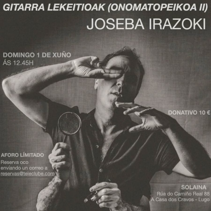 CONCERTO | Joseba Irazoki co seu novo proxecto ONOMATOPEIKOA II