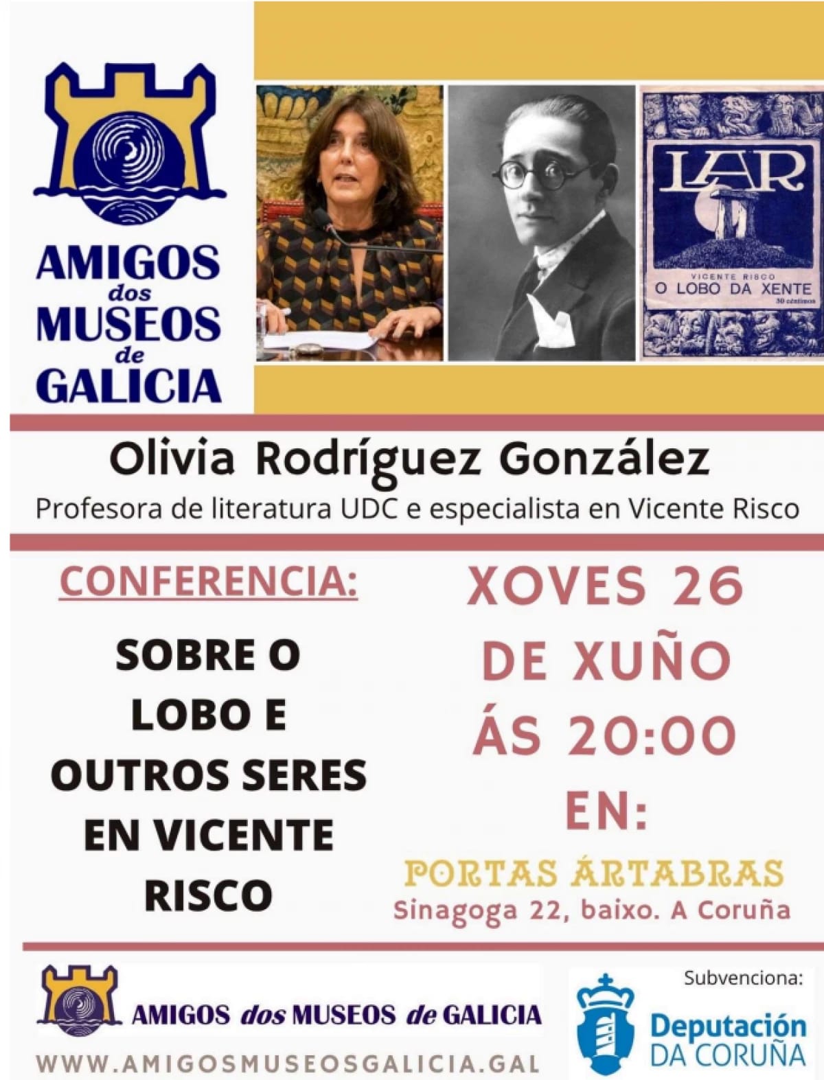 Sobre o lobo e outros seres en Vicente Risco