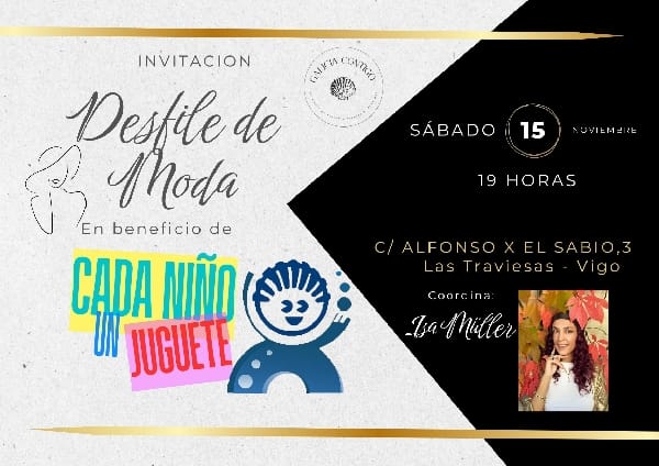Desfile de moda solidario 'Cada niño un juguete'