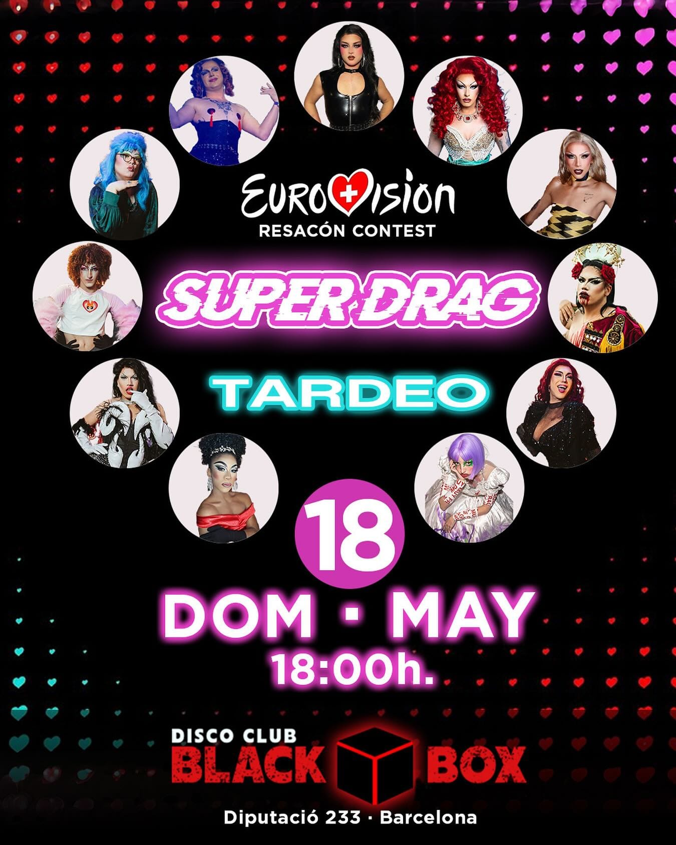 SUPERDRAG TARDEO EUROVISION RESACÓN CONTEST