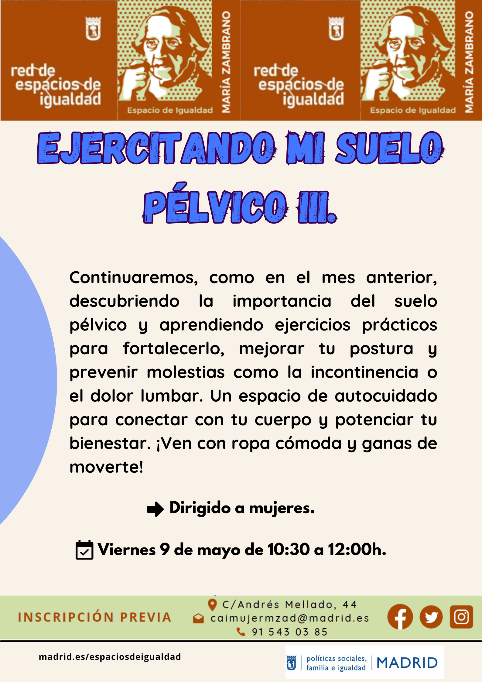 Ejercitando mi suelo pélvico III