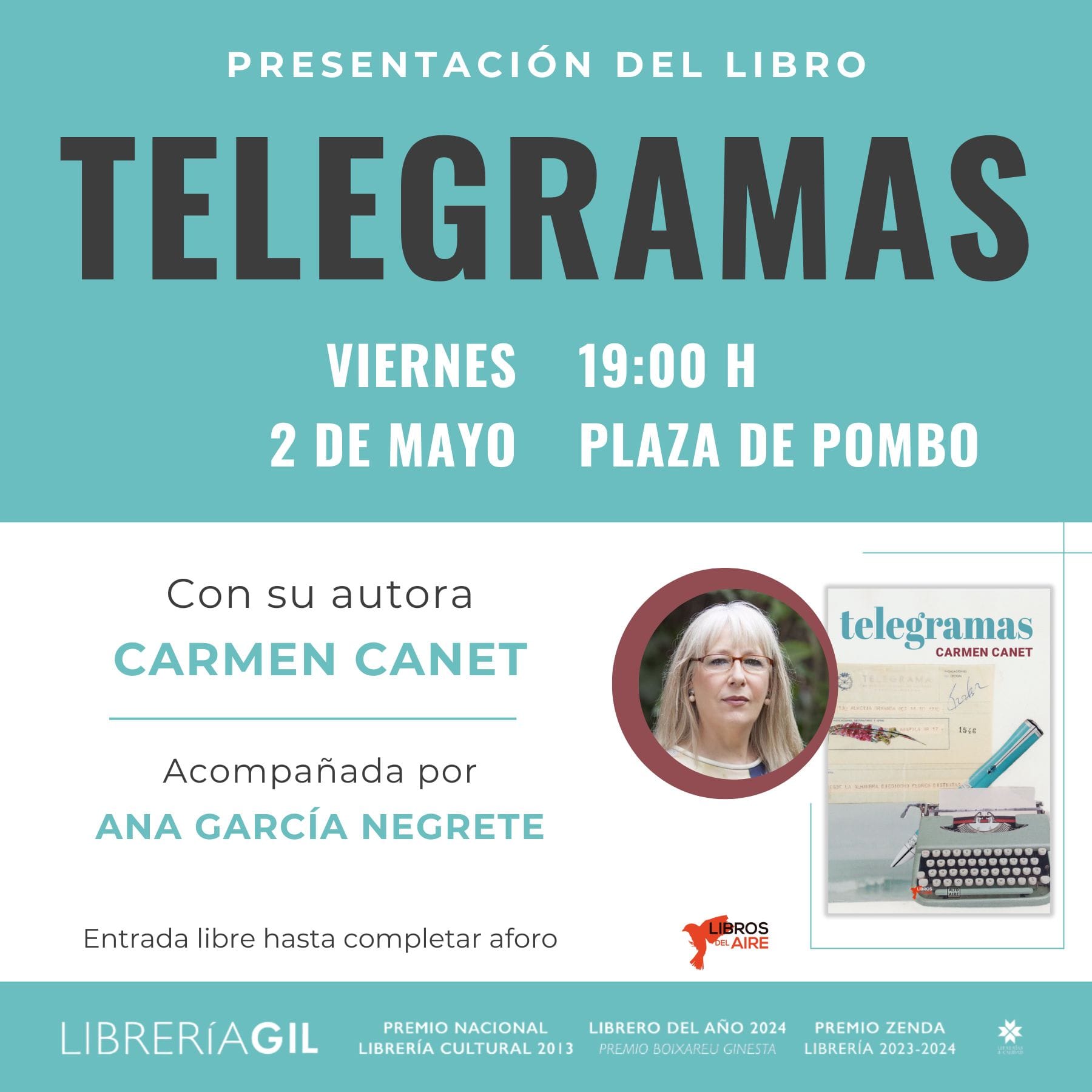 Presentación del libro "Telegramas"