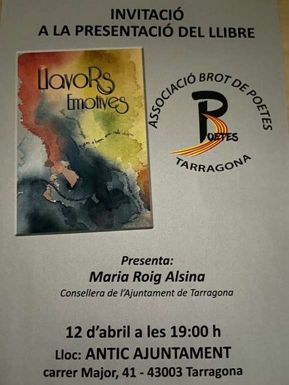 Presentació del llibre Llavors emotives de Brot de Poetes