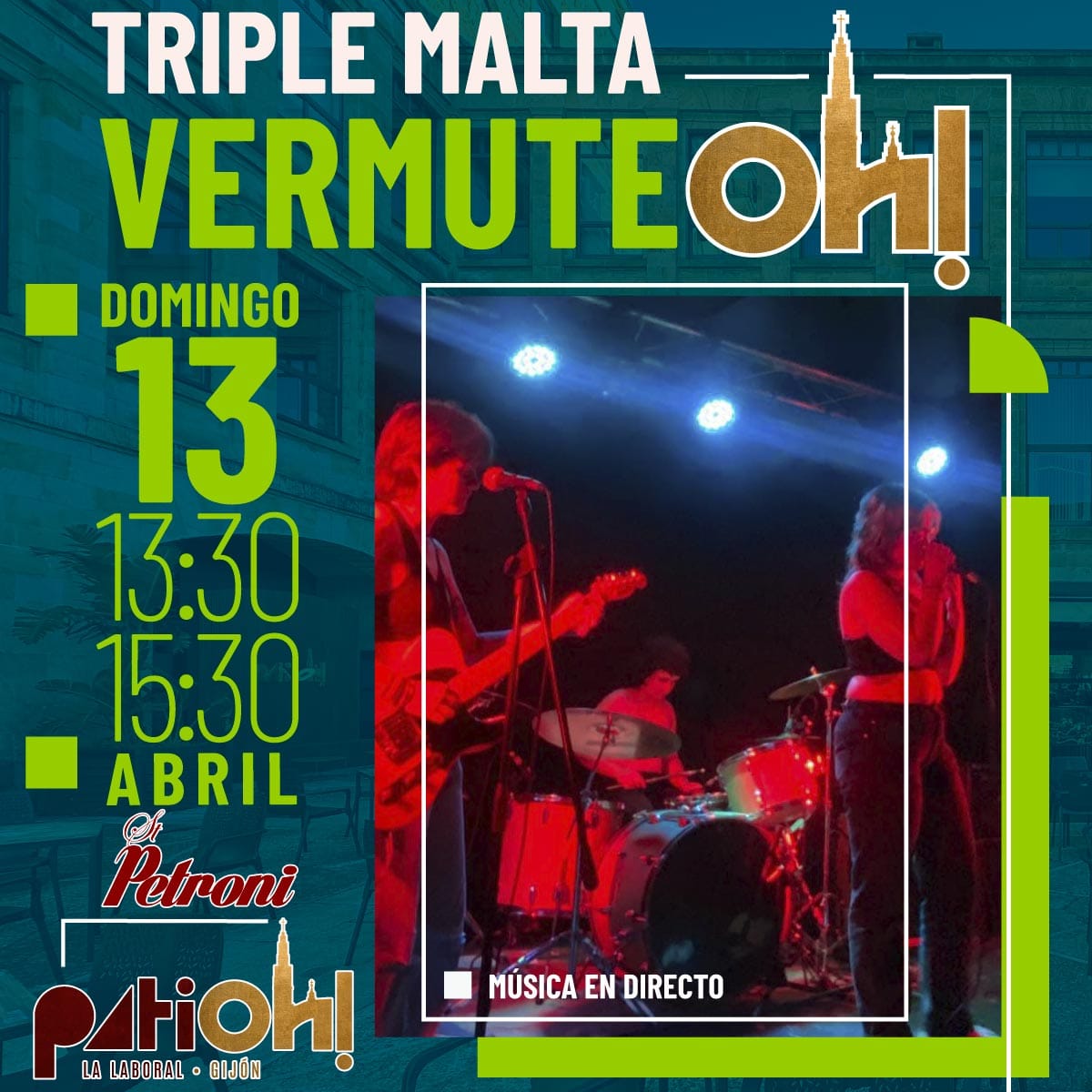 Vermú con Triple Malta