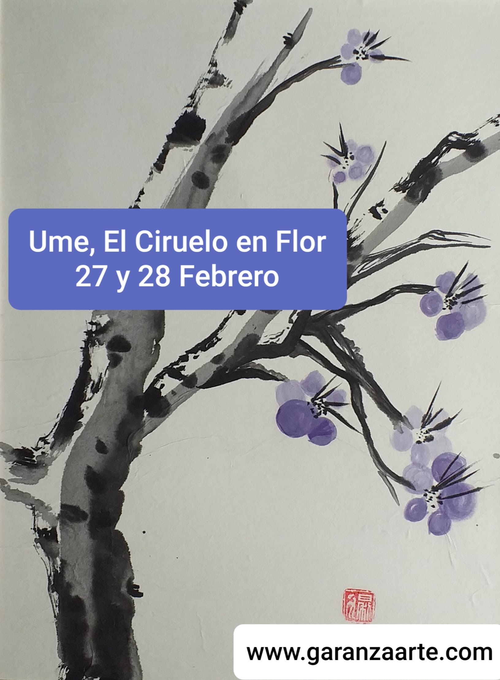 Taller especial: Representación del ciruelo en flor (UME)