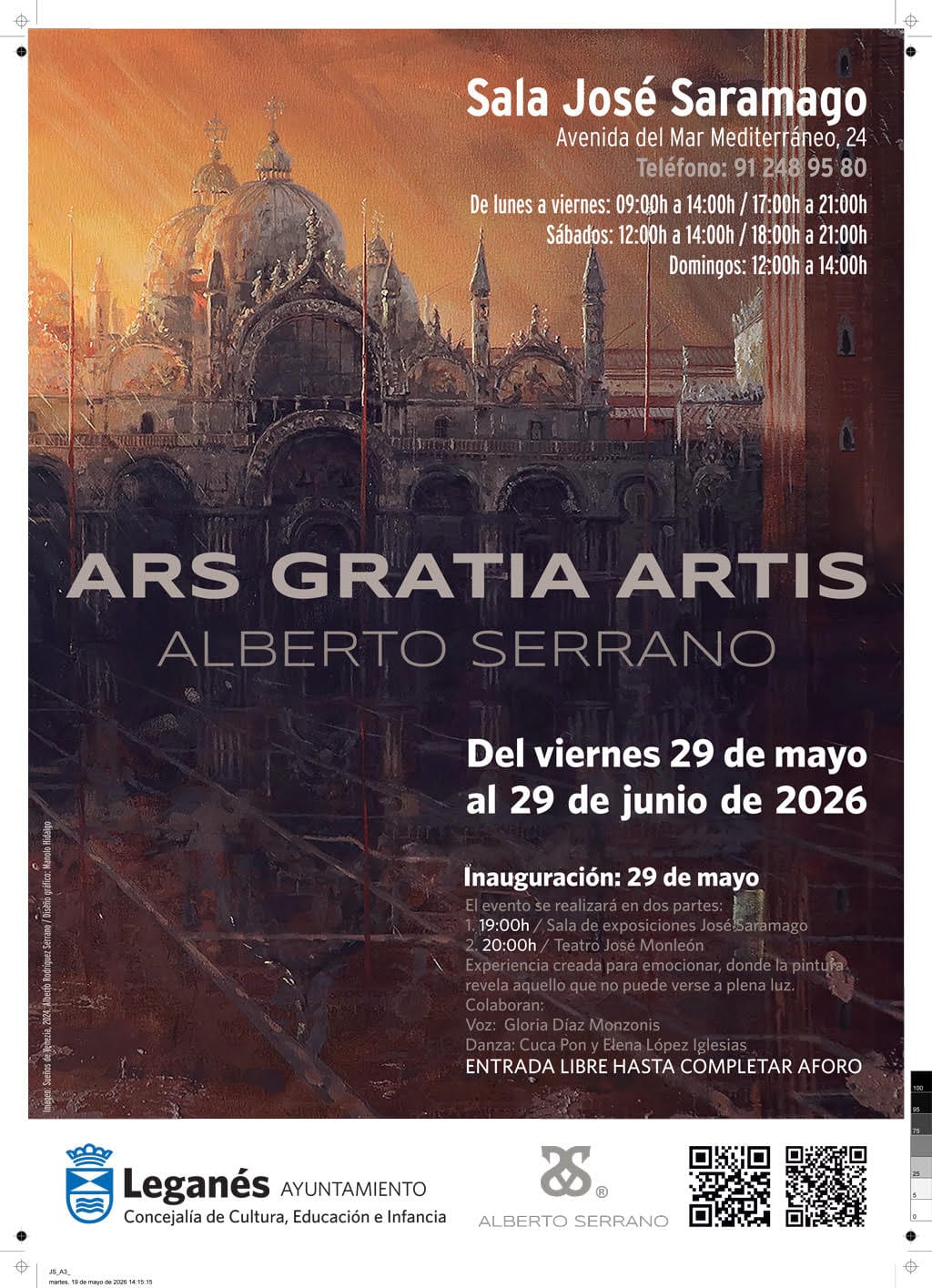 Exposición Ars Gratia Artis de Alberto Serrano