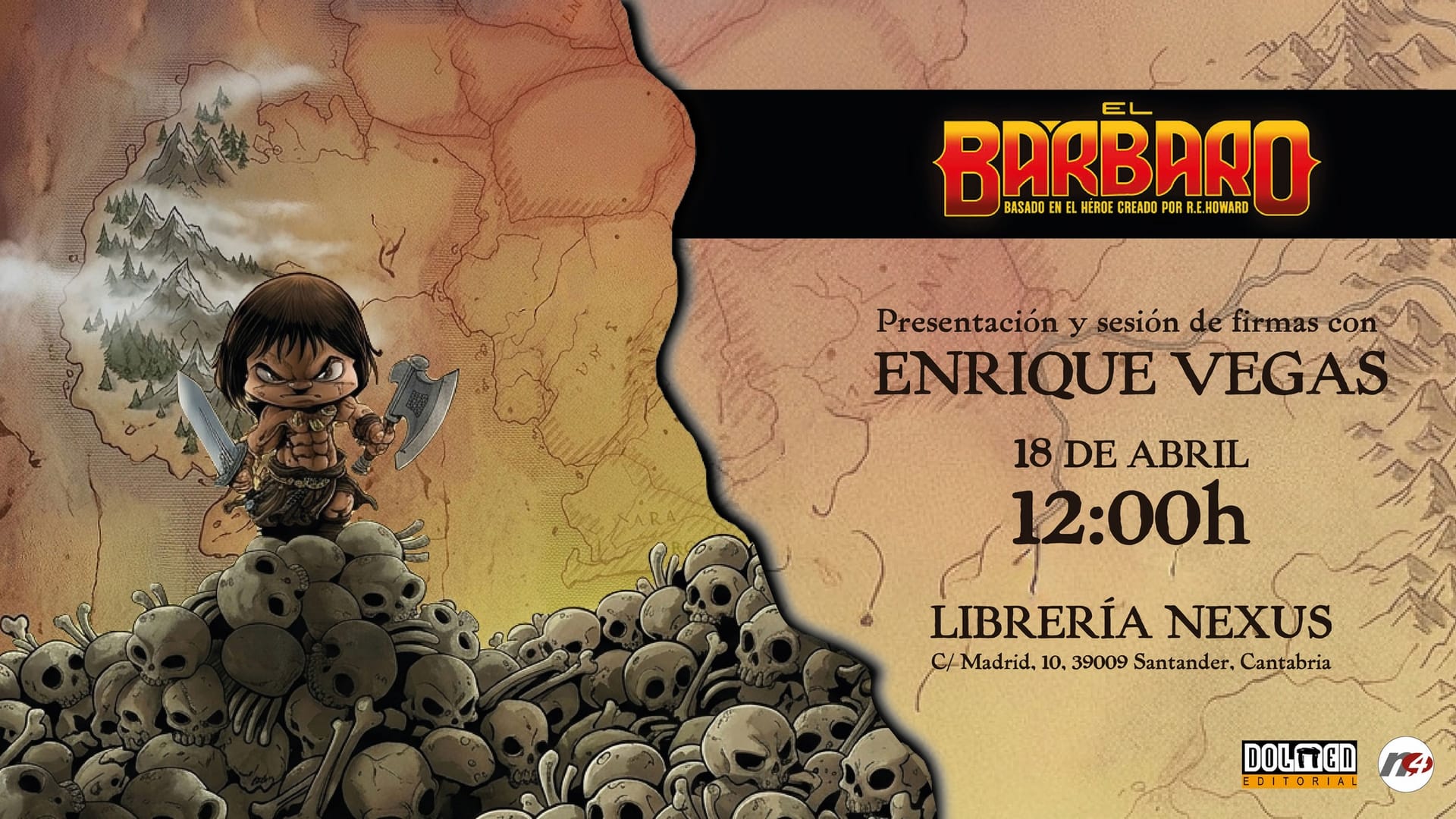 Presentación y sesión de firmas con Enrique Vegas