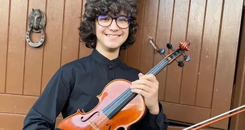 Concerto de violín e piano pecha o Ano Castelao