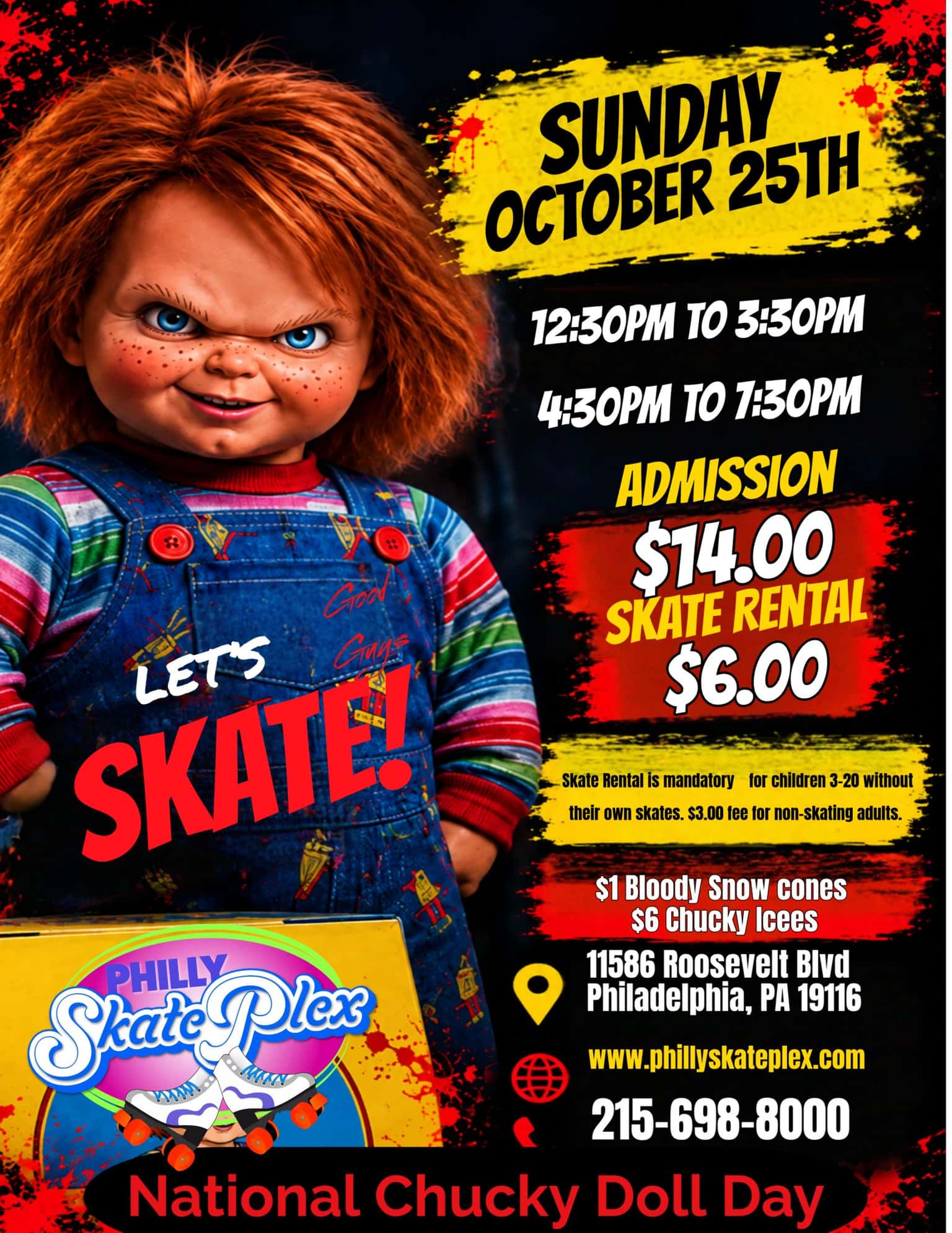 National Chucky Doll Day Skate