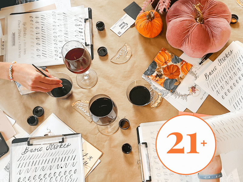 Modern Calligraphy and Pumpkin Lettering