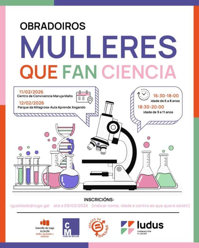Obradoiros Mulleres que fan Ciencia