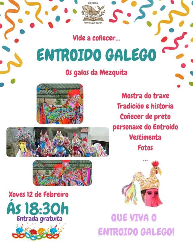 Entroido Galego en Librería Soños de Papel