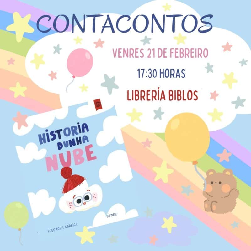 Historia dunha nube | Contacontos na Librería Biblos