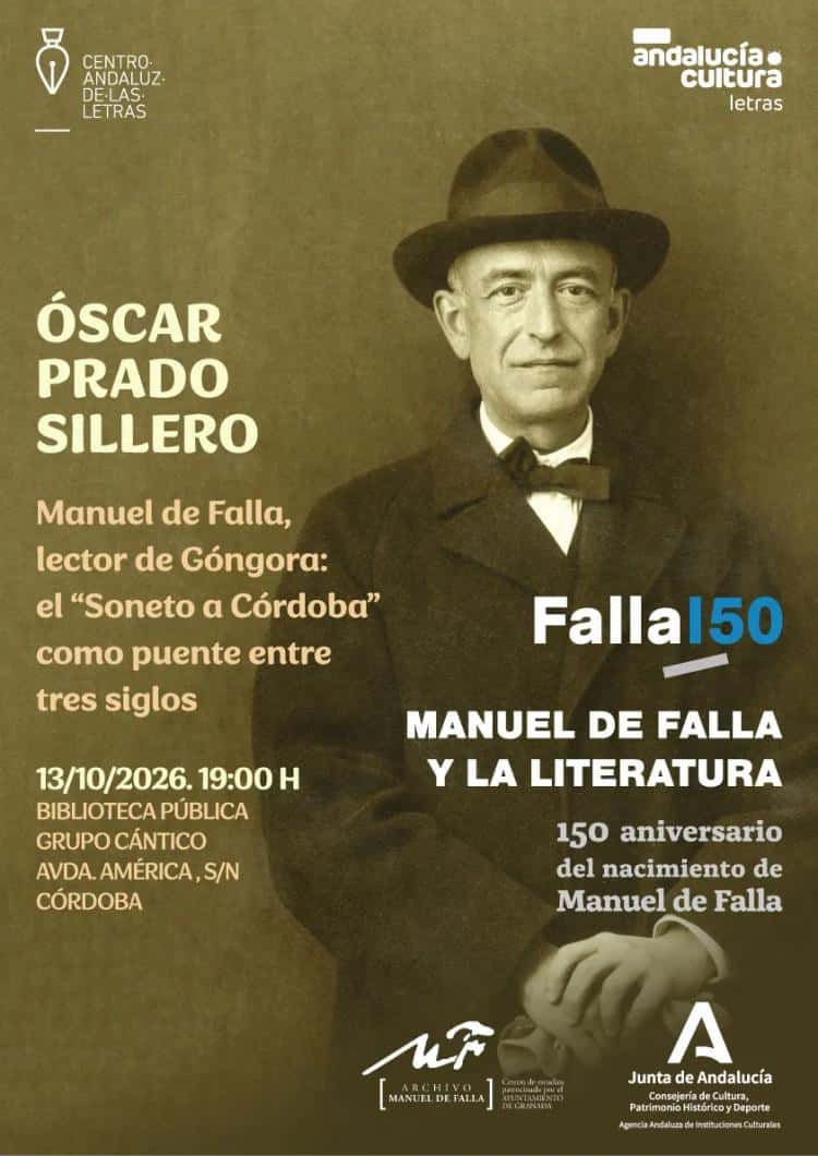 Manuel de Falla, lector de Góngora: el soneto 'A Córdoba' como puente entre tres siglos