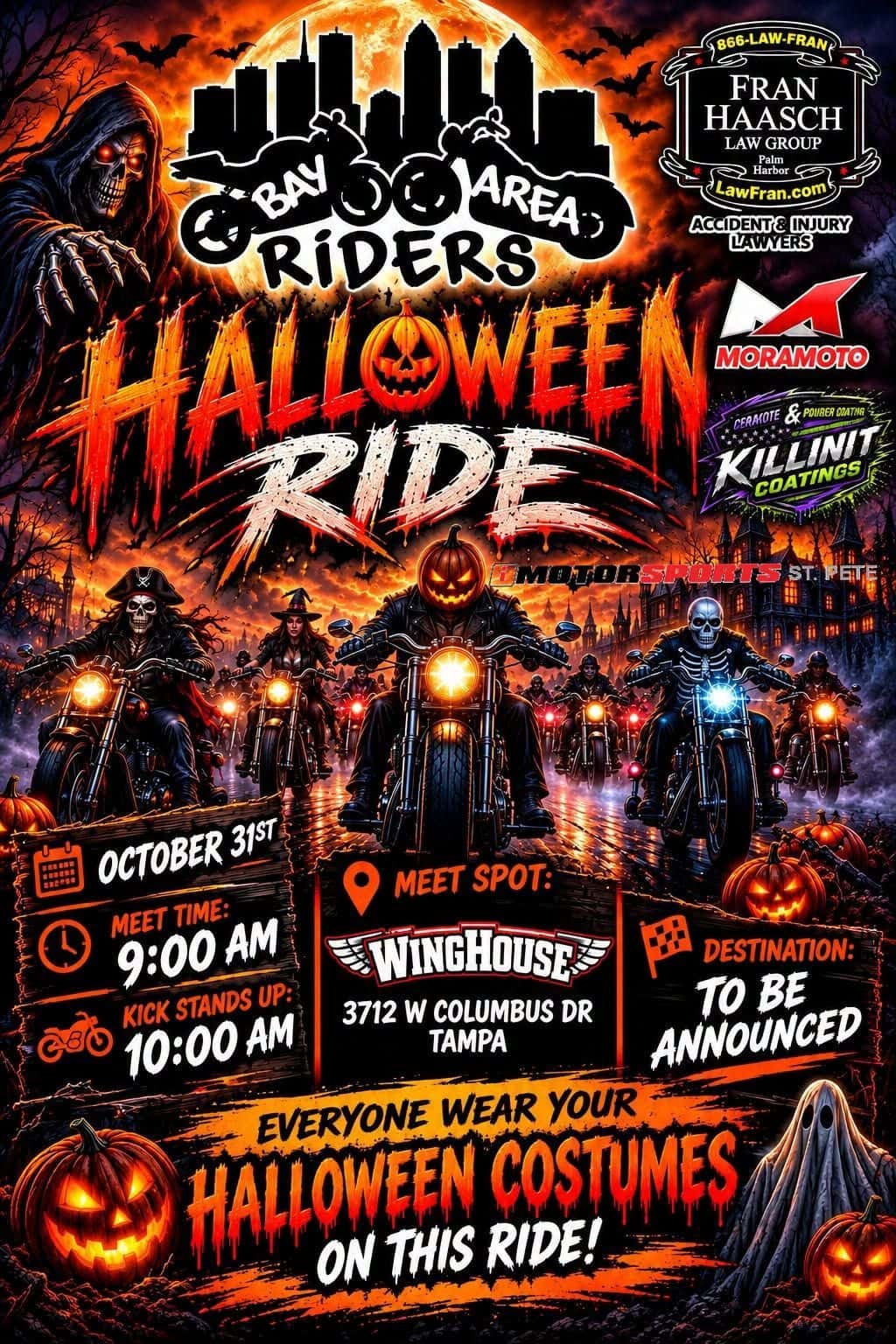 Bay Area Riders Halloween Ride 2026