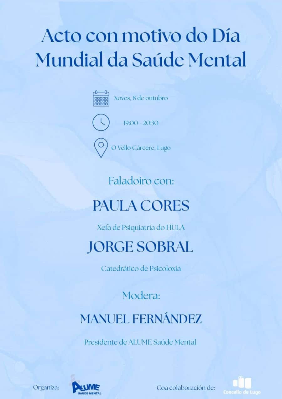 Mesa redonda polo Día Mundial da Saúde Mental
