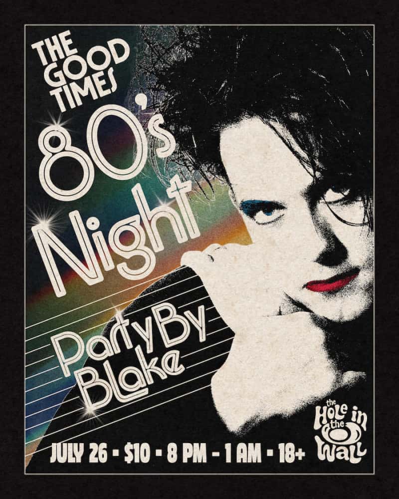 The Good Times 80s Night