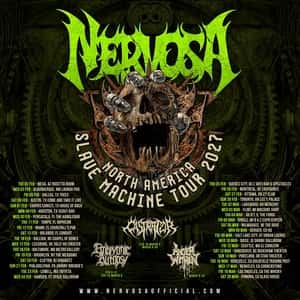 NERVOSA - Slave Machine Tour