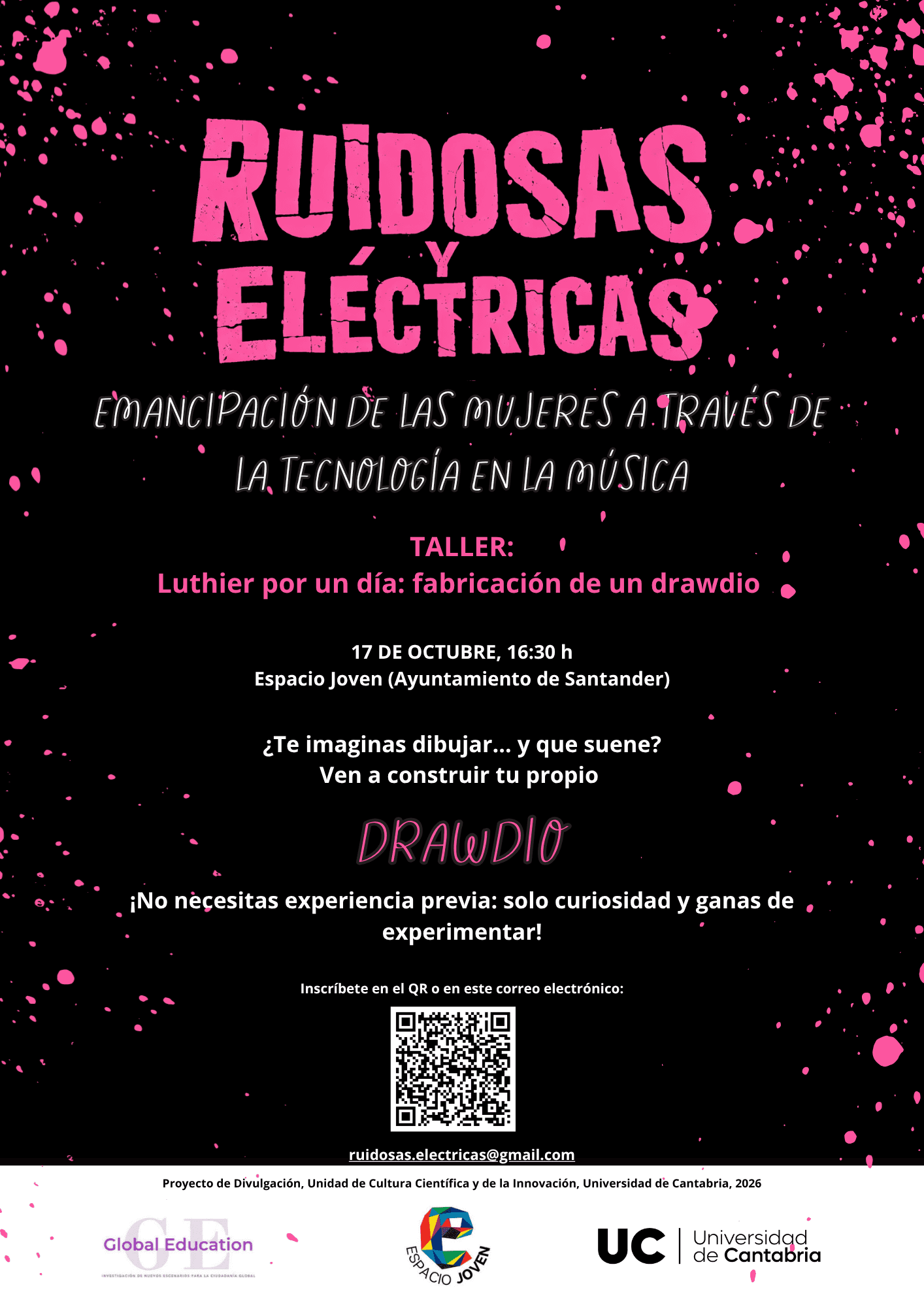 Ruidosas y eléctricas: Luthier por un día: fabricación de un drawdio