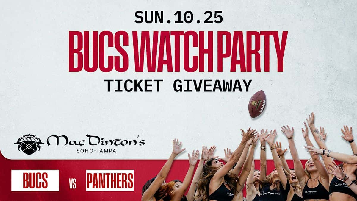 Bucs vs CAR Watch Party!